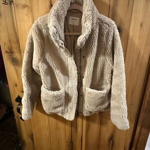 Old Navy Cream Teddy Jacket